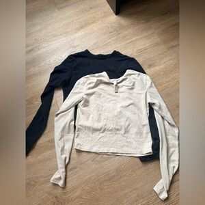 SKIMS NEW VINTAGE CROPPED LONG SLEEVE T-SHIRT